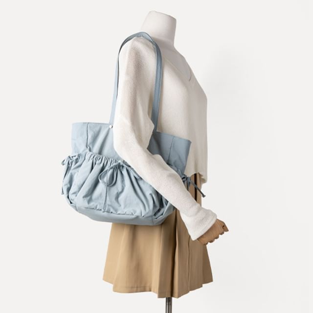 TangTangBags-Plain Drawstring Tote Bag