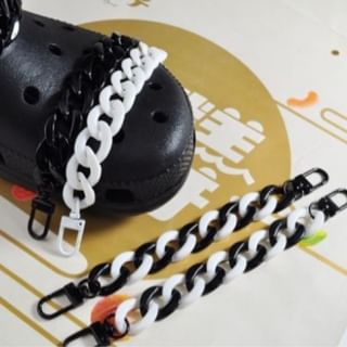 Coolkiss-Chunky Chain Plastic Clip On Shoe Accessory