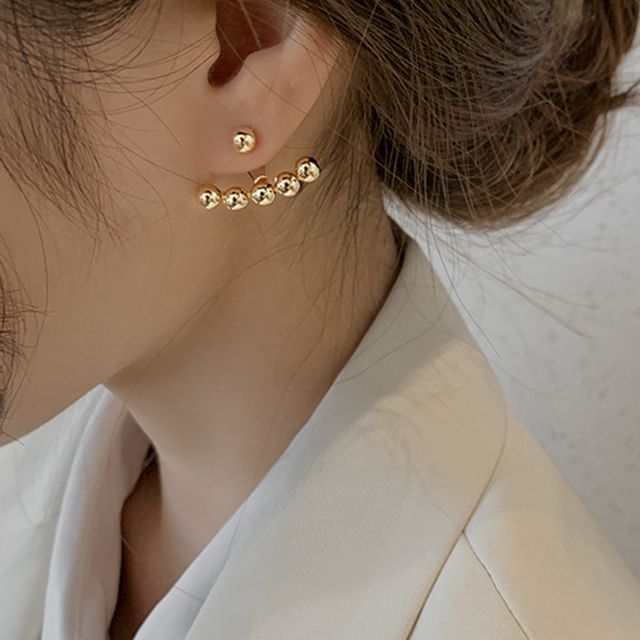 Hansha-Beaded Ear Jacket