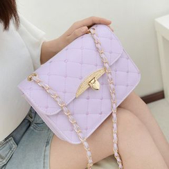 BAGuette - Quilted Chain Strap Shoulder Bag BAGuette - Quilted Chain Strap Shoulder Bag