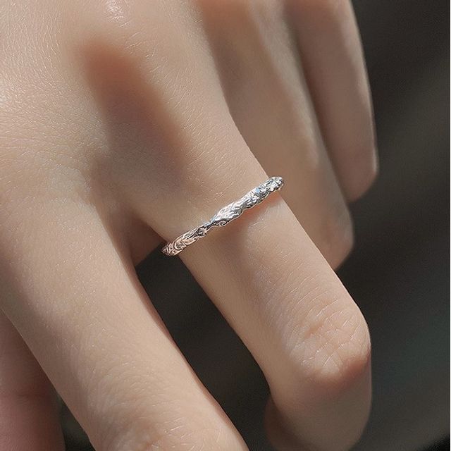 Halfla-Sterling Silver Open Ring