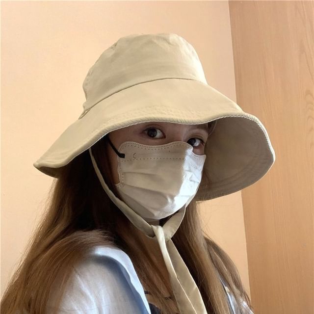 HATHOT-Plain Bucket Hat