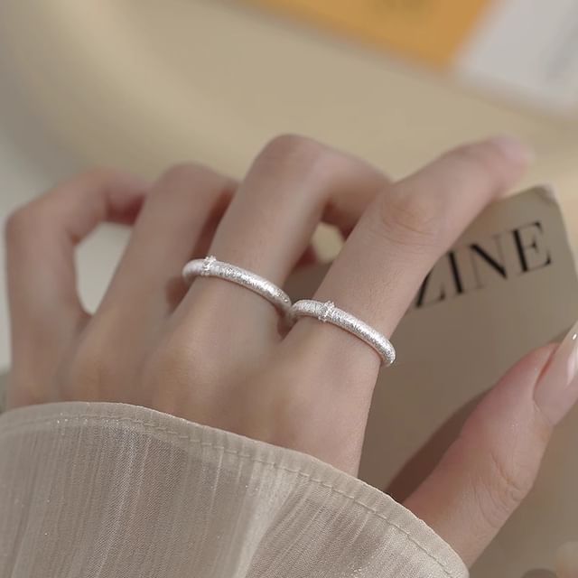 Seirios-Rhinestone Open Ring