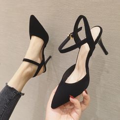 Shawnsher - Pointy-Toe Stiletto Heel Pumps Shawnsher - Pointy-Toe Stiletto Heel Pumps