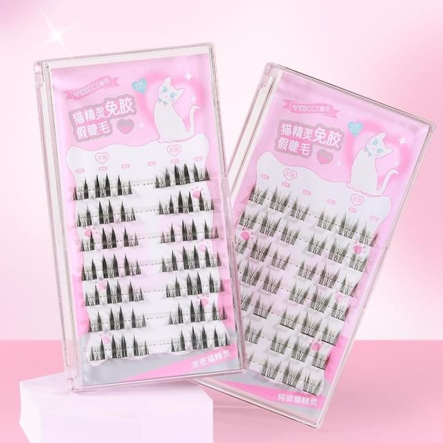 VEECCI-Cat Elf Self-Adhesive False Eyelashes - 2 Types