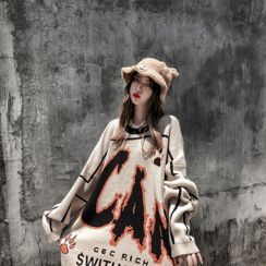 Oppa homme - 字母印花毛衣 Oppa homme - 字母印花毛衣