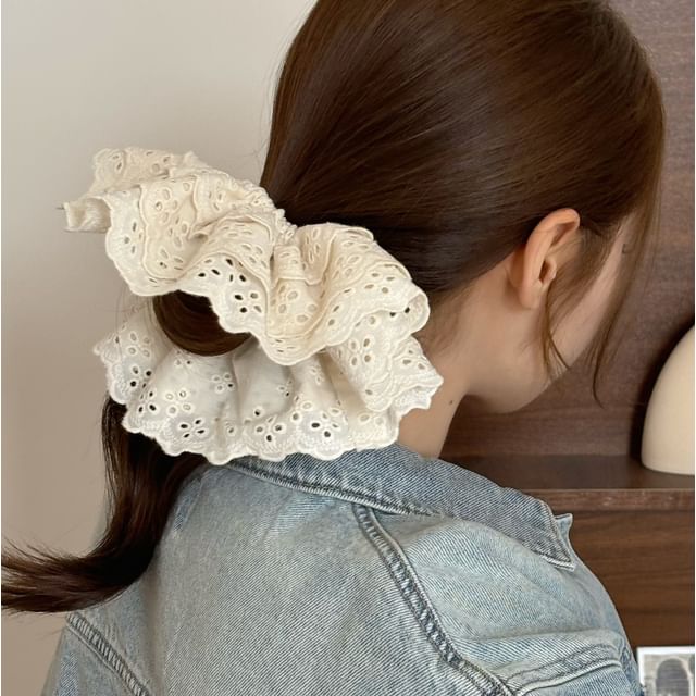 Allyrinta-Tiered Lace Scrunchie