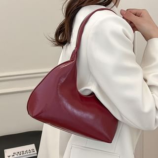 Skyglow-Faux Leather Shoulder Bag