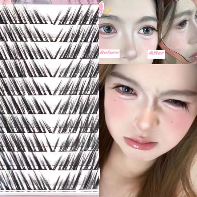 Mogugu-Individual Cluster False Eyelashes Various Designs