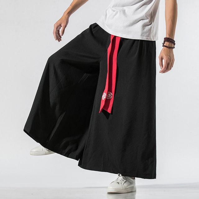 Lefitt-Tie-Strap Wide Leg Pants