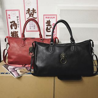 leather carry all bag