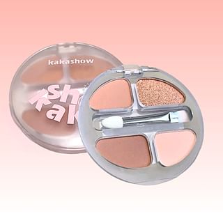 kakashow - Smart 4 Color Eyeshadow Palette - 03#Light Nude Apricot