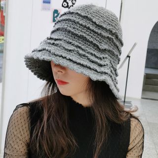 knit bucket hat