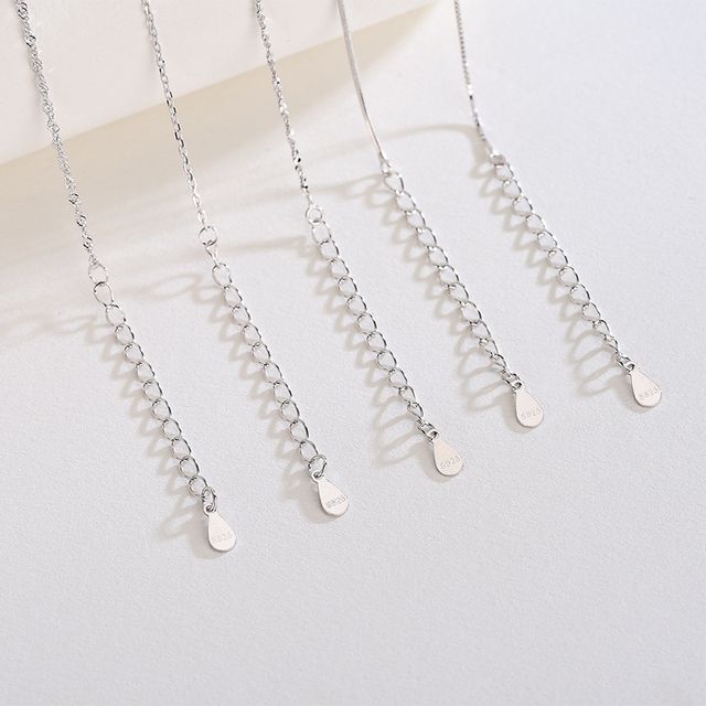 pexrl jewelry-Plain Chain Necklace