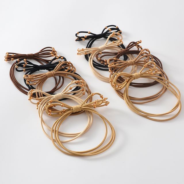 Ordinario-Bead Hair Tie Set