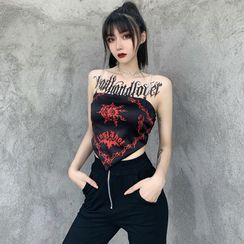 Solvor - Chain Strap Printed Top Solvor - Chain Strap Printed Top