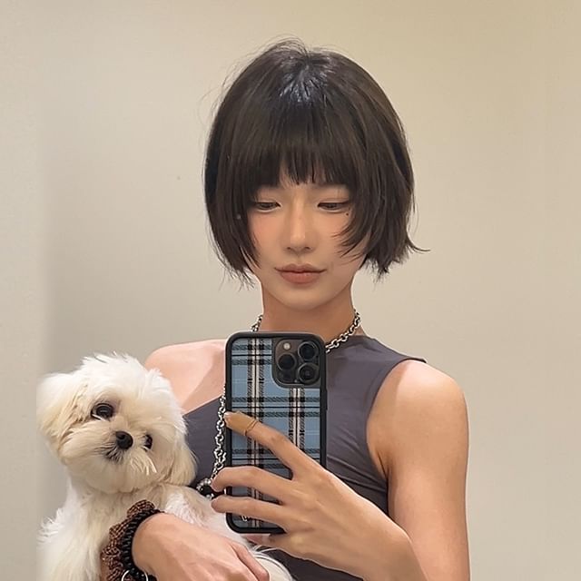 Jellyfish-Short Full Wig - Bob