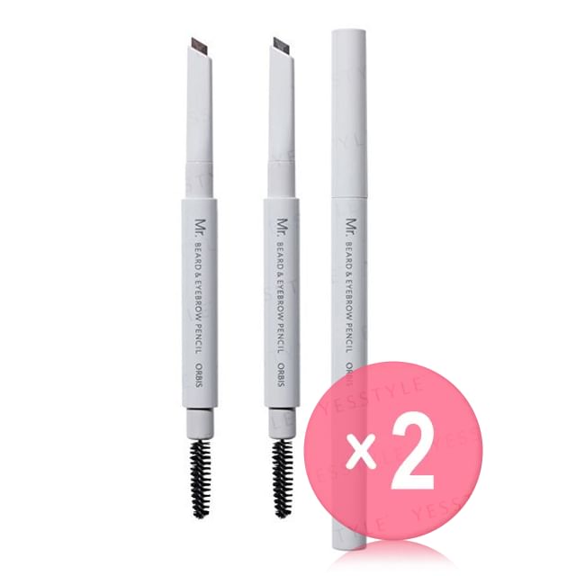 Orbis-Mr Beard Eyebrow Pencil For Men 2pcs Bundle Set