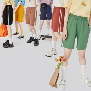 Imayo-Stripe-Side Sweatshorts