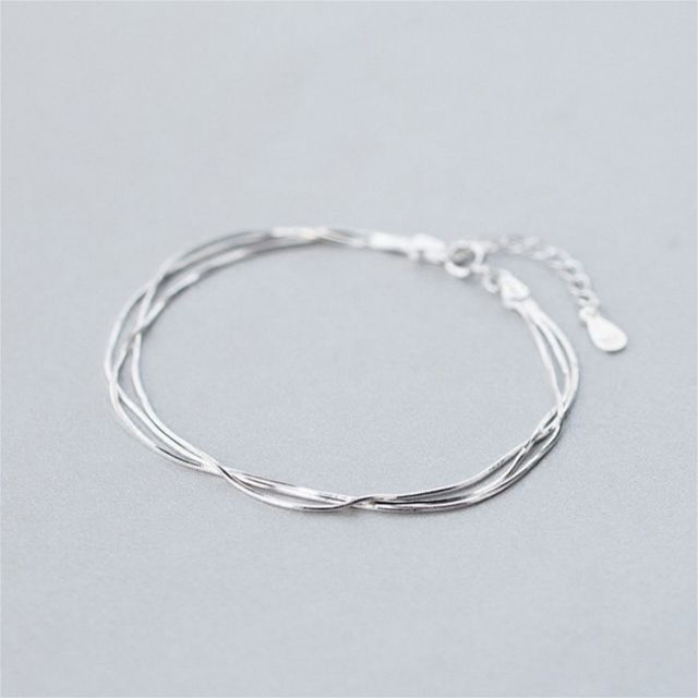 Dashiro-Layered Sterling Silver Bracelet