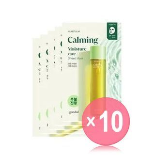 Goodal - Heartleaf Calming Moisture Care Sheet Mask Set (x10) (Bulk Box)