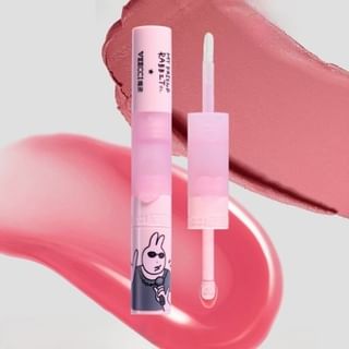 VEECCI - Good Luck Rabbit Dual-Ended Lip Glaze My Friend Rabbit Limited Edition - 6 Colors