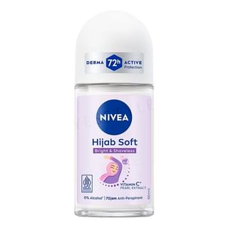 NIVEA - Hijab Soft Bright & Shaveless Vitamin C & Pearl Extract Deodorant Roll On