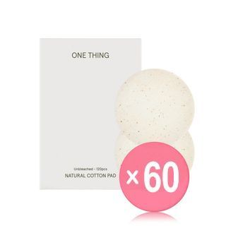 ONE THING - Unbleached Cotton Pad Refill (x60) (Bulk Box)