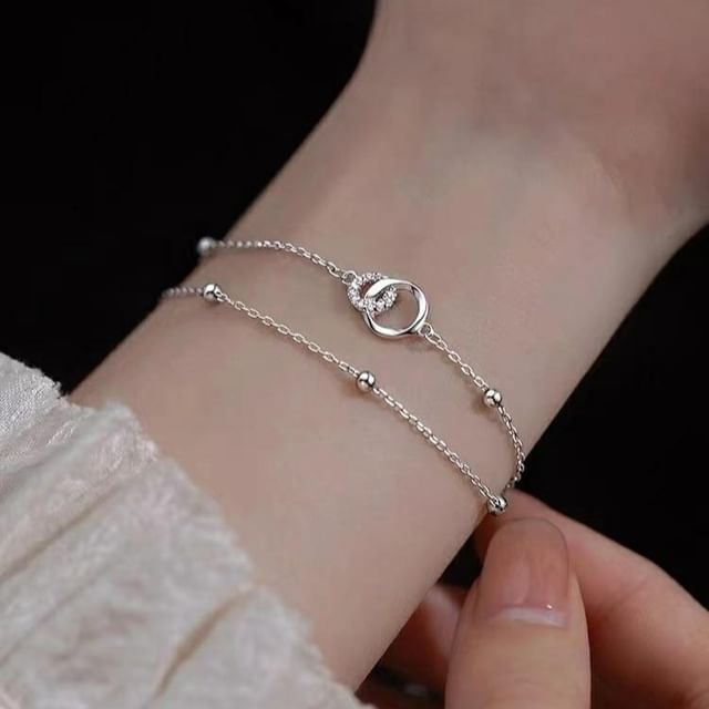 Parskletie-Layered Sterling Silver Bracelet