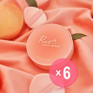 BLACK ROUGE - Peach Cover Velvet Cushion - 2 Colors (x6) (Bulk Box)