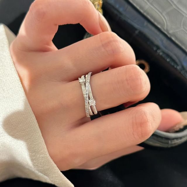 Seirios-CZ Layered Ring