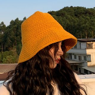 WINKA - Chunky Knit Bucket Hat | YesStyle