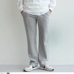 Seoul Homme - Drawstring-Waist Wide-Leg Sweatpants Seoul Homme - Drawstring-Waist Wide-Leg Sweatpants