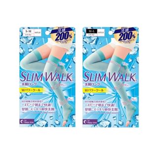 Slim Walk - Cool Compression Open-Toe Stockings For Relax Time