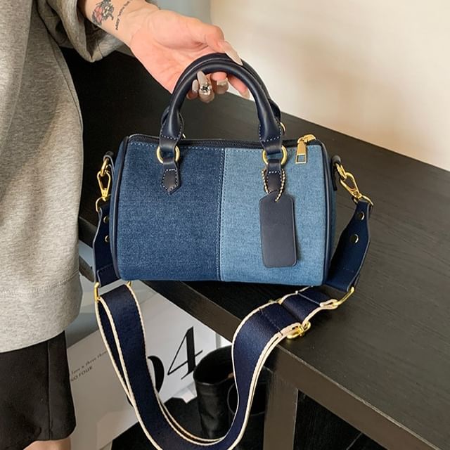 NewTown-Denim Crossbody Bag
