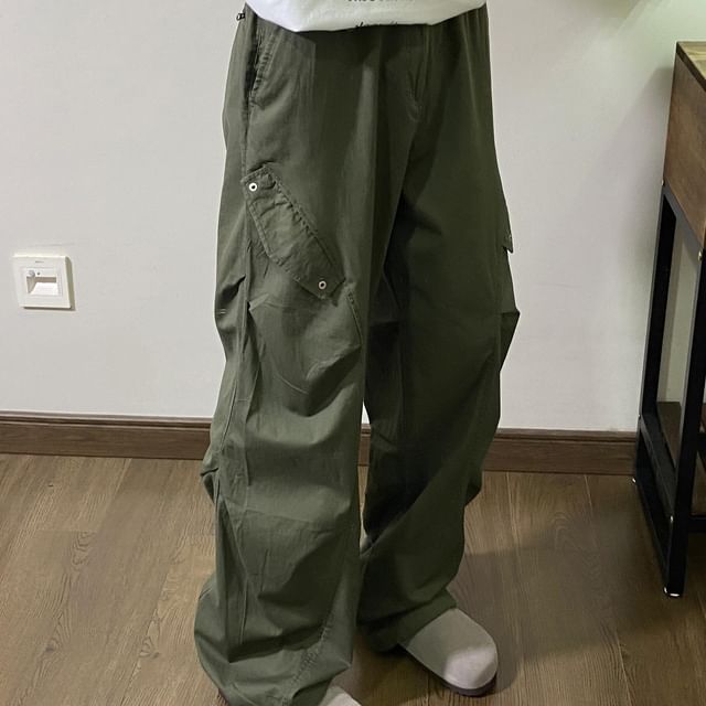 DragonRoad-High Waist Wide Leg Pants