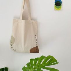 Yeyu Studio - 字母帆布手提袋 Yeyu Studio - 字母帆布手提袋