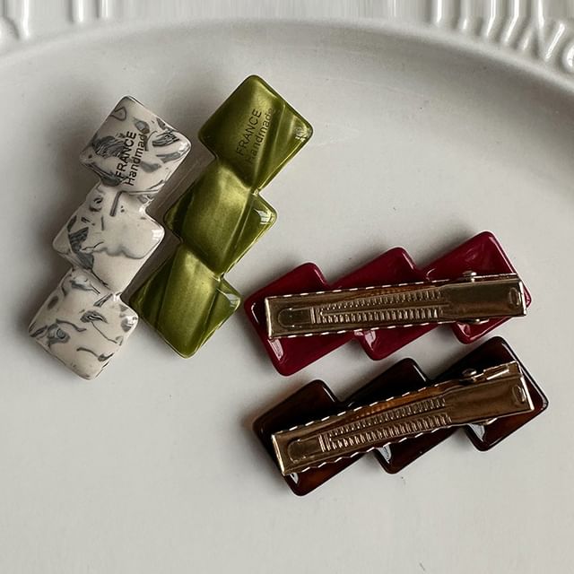 Allyrinta-Square Acetate Hair Clip