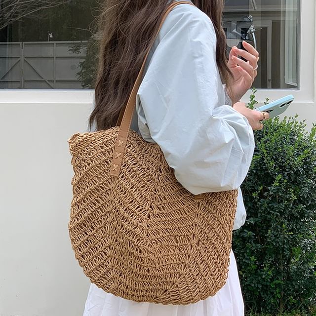 Indenis-Straw Tote Bag