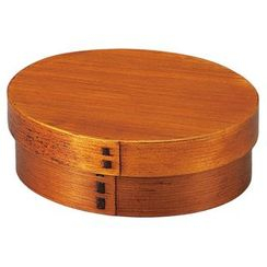 Hakoya - Hakoya Oval Wooden One Layer Lunch Box Suriurushi L