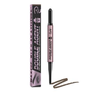 RUDE - Double Agent 2 in 1 Eyebrow Pencil & Powder - Taupe