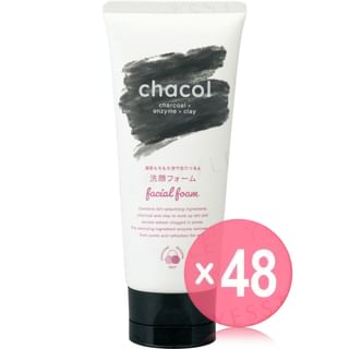 KUMANO COSME - Chacol Charcoal Enzyme Clay Facial Foam (x48) (Bulk Box)