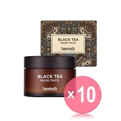 heimish - Black Tea Mask Pack (x10) (Bulk Box)