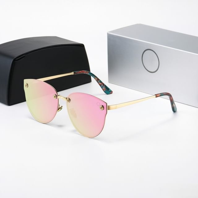 Aisyi-Polished Frameless Sunglasses