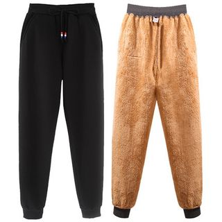 drawstring waist sweatpants