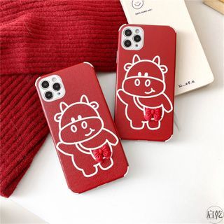 Chichiberries 3D Bow Cow Print Phone Case iPhone 12 Pro Max
