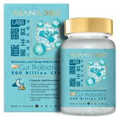 ASANA 360 - LABG Gut Probiotics - Relaction and Sleep Well Formula
