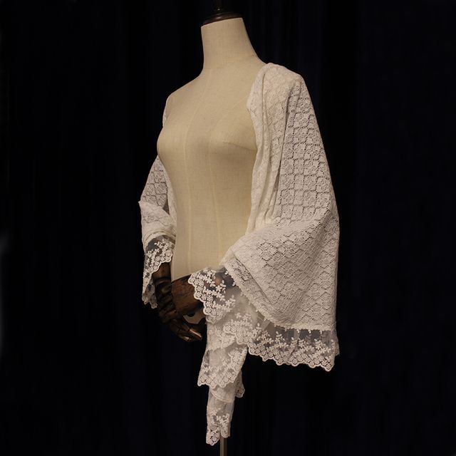 Combon-Lace Kimono Cover-Up