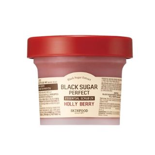 SKINFOOD - Black Sugar Perfect Essential Scrub 2X Hollyberry Holiday Edition