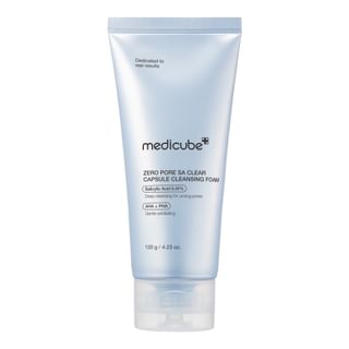medicube - Zero Pore SA Clear Capsule Cleansing Foam (EU/UK Packaging)